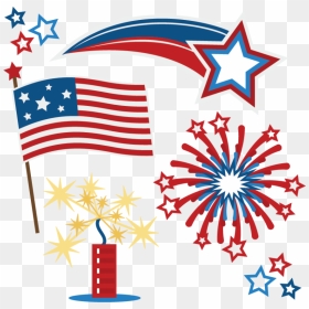 Usa 4th Of July Rocket Clipart Image Royalty Free Free - 4th July Firework Svg, HD Png Download - 4th of july png