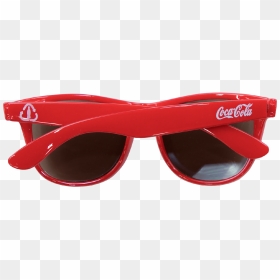 Coca-cola Recycled Bottle Script Sunglasses Red - Coca Cola Sunglasses, HD Png Download - deal with it sunglasses png