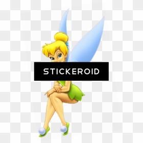 Tinker Bell Sitting - Tinkerbell Transparent Background Frame, HD Png Download - tinkerbell png
