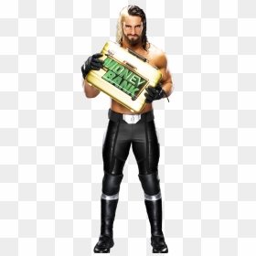 Seth Rollins Png Pic - Seth Rollins Holding Money In The Bank, Transparent Png - seth rollins png