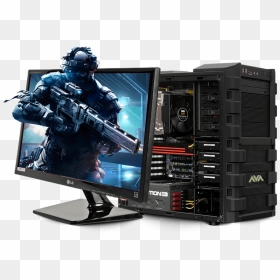Budget Gaming Pc - Gaming Computers Png, Transparent Png - pc png