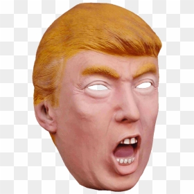 Trump Mouth Png - Donald Trump Mask, Transparent Png - donald trump head png