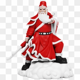 Guan Yu Santa Claus, HD Png Download - santa beard png