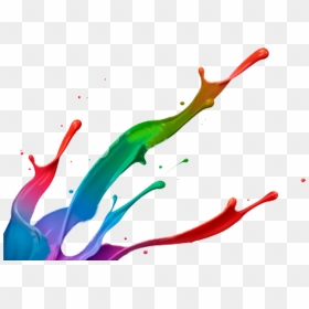Paint Splatter Transparent Background - Transparent Background Paint Splash, HD Png Download - drip png
