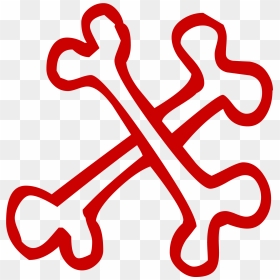 Red X Bone - Art, HD Png Download - bone png