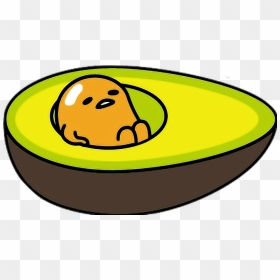#avocado #avocadoday #tumblr #png #interesting #art - Transparent Kawaii Gudetama Png, Png Download - avocado png