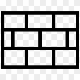 Wall Vector Png - Brick Wall Vector Png Black And White, Transparent Png - brick png