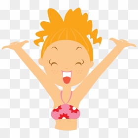 Beach Girl Happy Icon - Beach Girl Clipart Png, Transparent Png - happy png