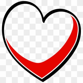 Transparent Background Heart Clipart Png - Red Heart Outline Png, Png Download - heart clipart png