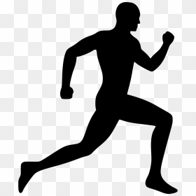 Running Silhouette Png Hd Quality - Running Man Vector Png, Transparent Png - running png