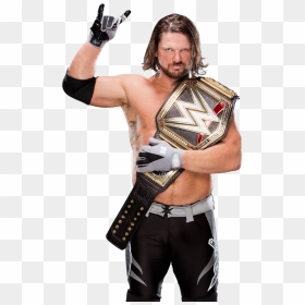 Aj Styles Download Png Image - Wwe Intercontinental Champion 2017, Transparent Png - aj styles png