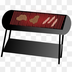 Simple Bbq Grill Vector Clipart Image - Bbq Grill Vector, HD Png Download - grill png