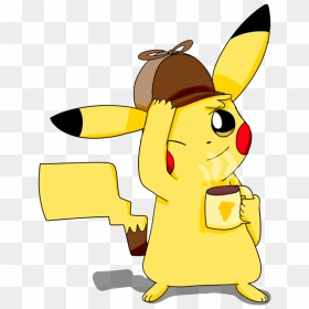Detective Pikachu Drawing Cute, HD Png Download - cartoon png