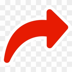 Redo Clipart Free For Download - Red Share Icon Png, Transparent Png - flecha png