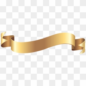 Gold Banner Png Clip Art Image - Yellow Ribbon Png Transparent, Png Download - gold ribbon png