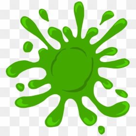 6 Cartoon Green Slime Blots Vector 0 - Green Cartoon, HD Png Download - cartoon png