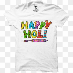 Happy Holi T-shirt - Kiwanis Shirt For Kids, HD Png Download - tshirt png