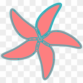 Very Simple Starfish Clip Arts - Starfish Simple Clipart, HD Png Download - starfish png