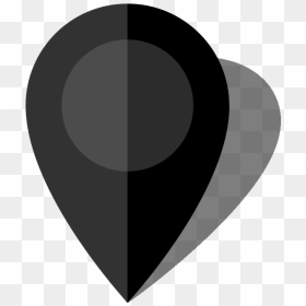 Simple Location Map Pin Icon10 Black Free Vector Data - Black Location Icon Transparent Png, Png Download - location png