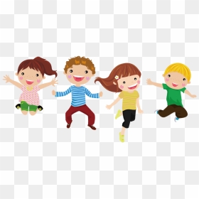 Child Illustration Jump Transprent - Transparent Kids Cartoon Png, Png Download - children png