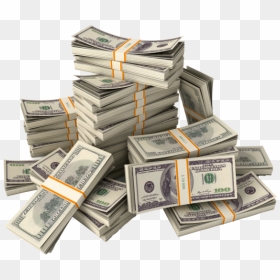 Stack Of Money, HD Png Download - money falling png