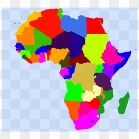 South Africa Forex Restrictions Nigeria Map Png Vector - Color Blank Map Of Africa, Transparent Png - africa png