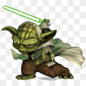 Yoda Clone Wars - Star Wars Tcw Yoda, HD Png Download - yoda png