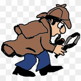 Detective Clipart Criminal - Transparent Background Detective Cartoon Png, Png Download - cartoon png