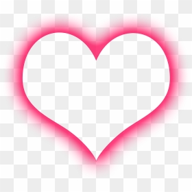 Glow Hearts - Glowing Heart Png, Transparent Png - heart clipart png