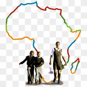School Uniform South African School In The 1980s, HD Png Download - africa png