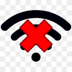 No Wifi Symbol, HD Png Download - wifi png