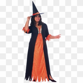 Halloween Witch Costume Png - Woman Witch Costume Png, Transparent Png - witch png
