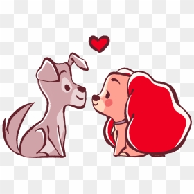 Disney Valentines Day Png Download Image - Lady And The Tramp Emoji, Transparent Png - valentines png