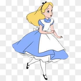 Alice Running - Transparent Alice In Wonderland Png, Png Download - vhv