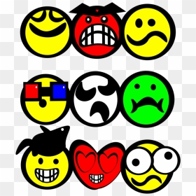 Emoticon,smiley,yellow - Kartun Smile, HD Png Download - emoji faces png