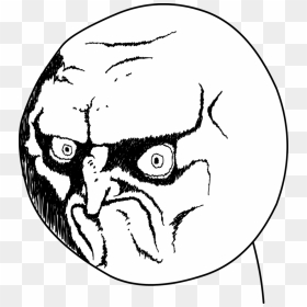 Internet meme Face Rage comic, meme transparent background PNG