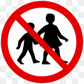 No Children Sign Clip Art At Clker - No Children Clipart, HD Png Download - children png