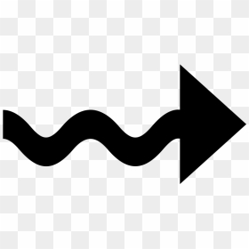 Transparent White Curved Arrow Png, Png Download - black arrow png