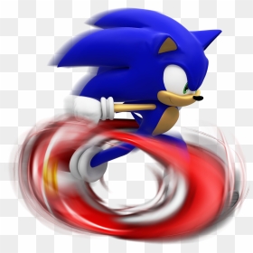 Sonic Running Png - Modern Sonic The Hedgehog Running, Transparent Png - running png