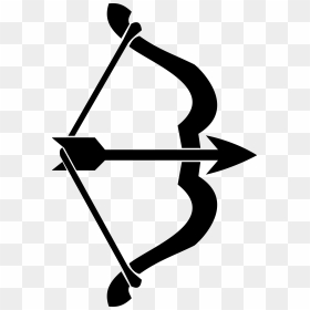 Archery Arrow Png Black - Archery Bow Clipart, Transparent Png - black arrow png