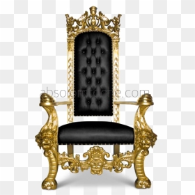 Throne Chair Png Transparent Image - Transparent King Chair Png, Png Download - throne png