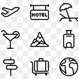 Stationery Icons Png, Transparent Png - travel png