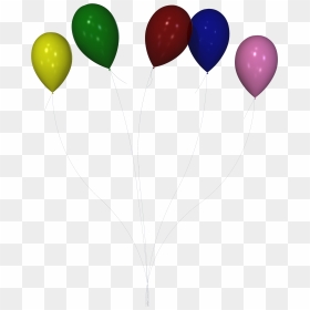 Birthday Balloons Render, HD Png Download - birthday balloons png