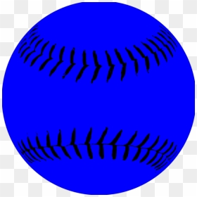 Blue Softball Png Icons - Sphere, Transparent Png - softball png