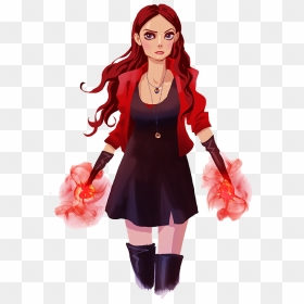 Scarlet Witch Png Hd - Scarlet Witch Art Transparent, Png Download - witch png