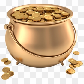 Money Png Image Pictures - Pot Of Gold Transparent Background, Png Download - money falling png