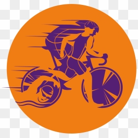 Ironman Triathlon Bicycle Cycling Running Png File - Dibujo De Triatlon Para Tatuaje, Transparent Png - running png