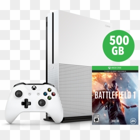Xbox One S 500gb - Xbox One S 4k Hd, HD Png Download - battlefield 1 png