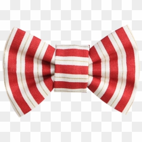 Res And White Bow Tie With A Gold Stripe - Bow Tie, HD Png Download - tie png