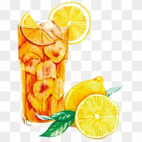 Watercolor Margarita Png Png Free Stock - Lemon And Orange Clipart, Transparent Png - margarita png